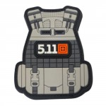 Патч ПВХ 5.11 Бронежилет [Strike Gear]